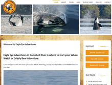 Tablet Screenshot of eagleeyeadventures.com